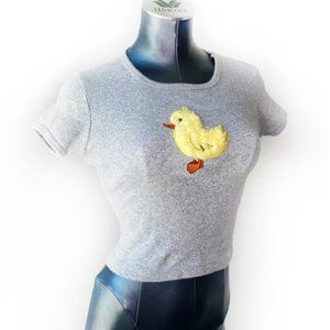 Cute Fuzzy Duck Tee